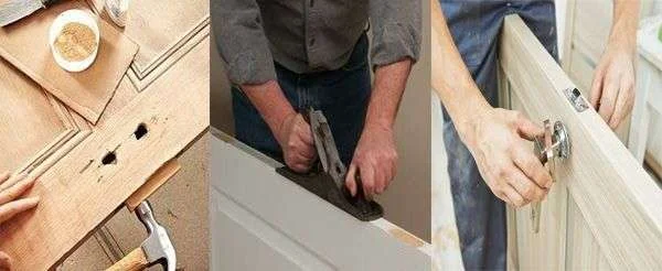 Cách sửa chữa cửa gỗ bị võng, bị kẹt, bị thủng đơn giản tại nhà